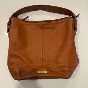 Cole Haan Elegant Brown Leather Shoulder Bag